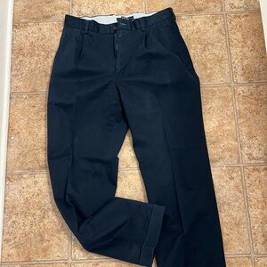 NWOT Tommy Hilfiger navy cotton pants size 34